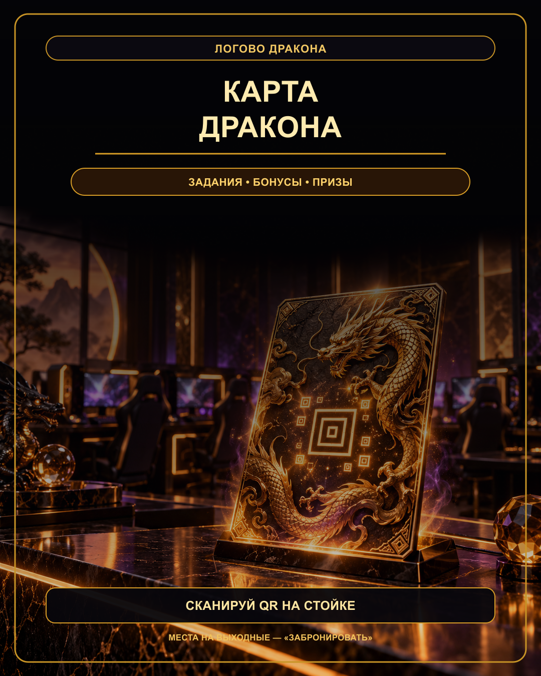Постер Карты Дракона